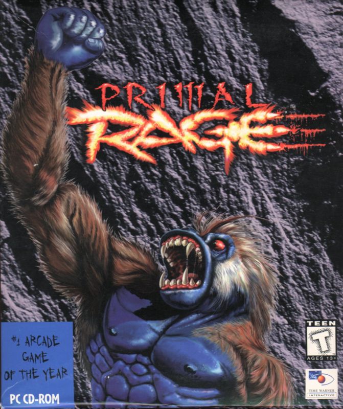 Primal Rage box art for Sega Saturn